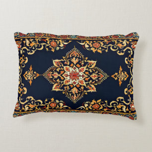 Ornamental Persian Mandala Vintage Blommönster Prydnadskudde