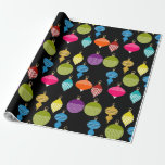 Ornamental Retro-juldekorativ Boll Presentpapper<br><div class="desc">Prydnadsföremål Retro-juldekorativ Boll. ©Copyright HGIFY | Endast HGI Stores. Alla Höger reserverade. Samlar upp utgåva.</div>