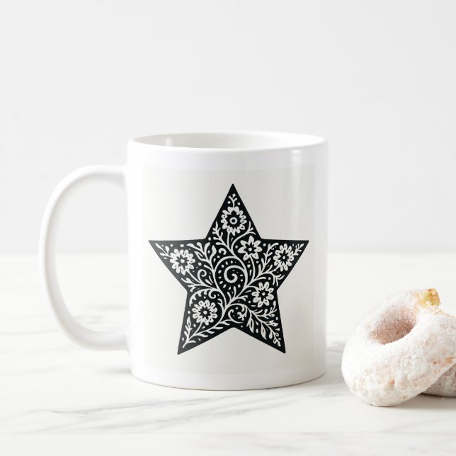 Ornamental Star Mugg (Med munk)