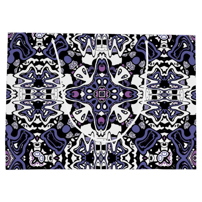 Ornamental stil geometrisk moroccan kaliedoskoskos (Baksidan)