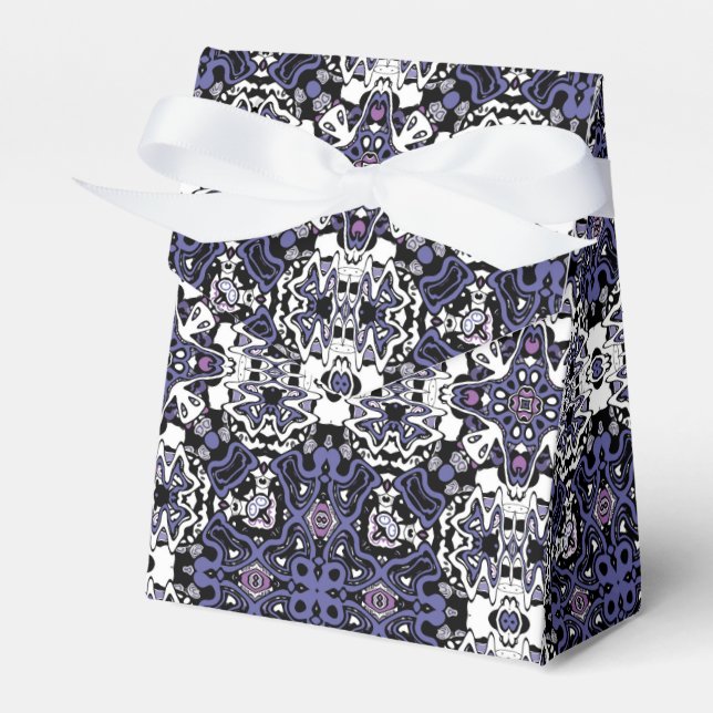 Ornamental stil geometrisk moroccan kaliedoskoskos presentaskar (Framsidan Sidan)