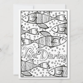 OrnaMENTAL torkar fisk Färg din egen