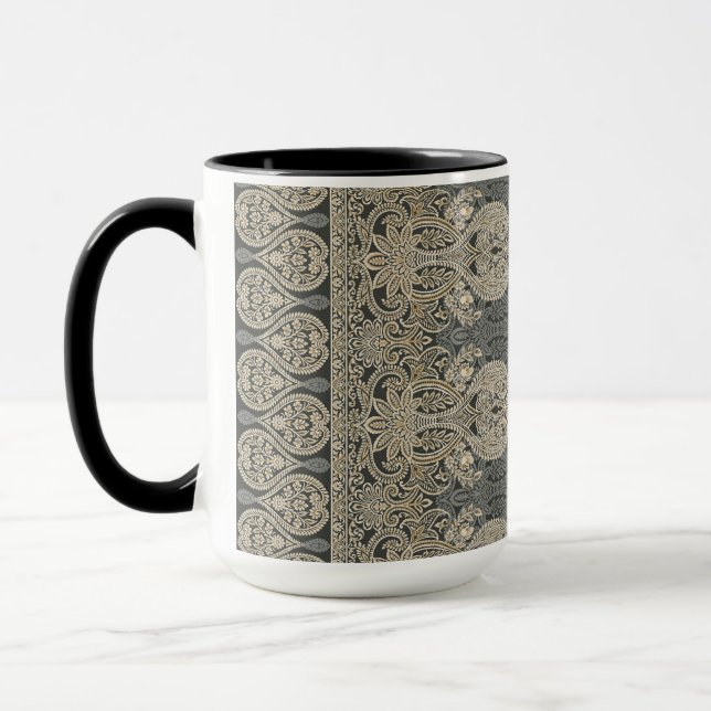 Ornamental Traditional Paisley design Mugg (Vänster)