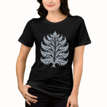 Ornamentala bladssilhuett