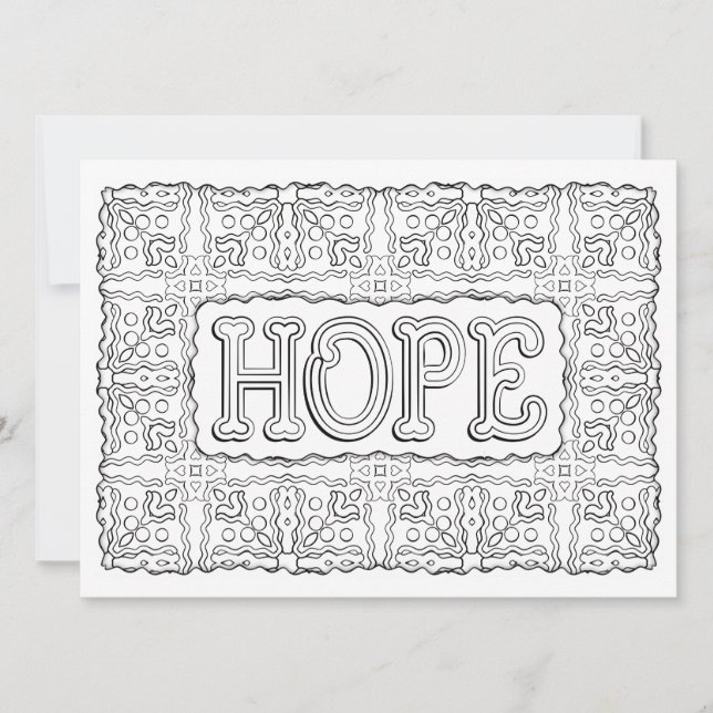 OrnaMENTALs Hoppar Blommönster Färg Din egen (Framsida)