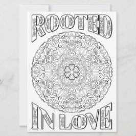 OrnaMENTALs som är rotade i Kärlek Mandala Färg Di