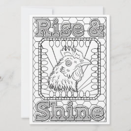 OrnaMENTALs Stiga upp & Shine Chicken Färg Din ege