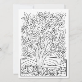 OrnaMENTALs Styrka som blåser Träd Färg er egen