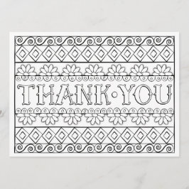 OrnaMENTALstackfärg ditt eget Tack Kort