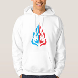 Ornamentalt blomsterarrangemang hoodie