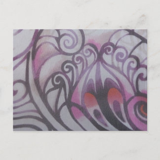 Ornamente in lila vykort