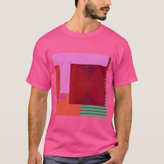 Ornamente & Streifen Design aus Formen und Farben T Shirt