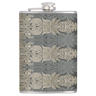 Ornamentell traditionell Paisley-design Fickplunta
