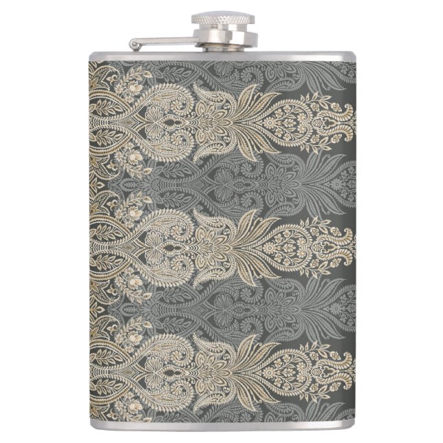 Ornamentell traditionell Paisley-design Fickplunta (Framsidan)