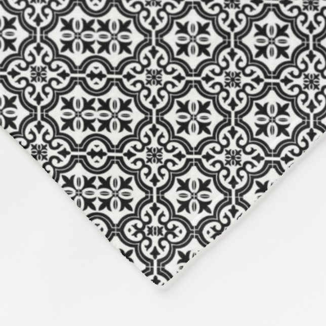 Ornamentellt Monogram Klinkerfilt Täcke Fleecefilt (Hörn)
