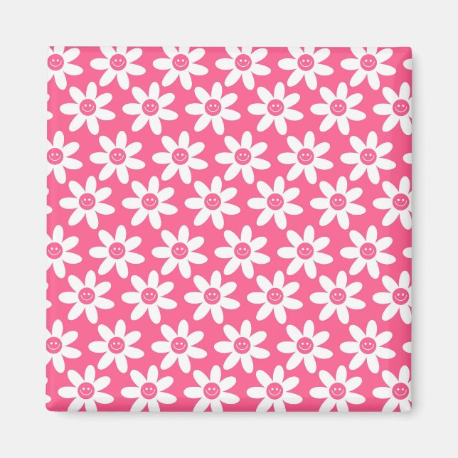 Ornamenterad blomma magnet (Framsidan)