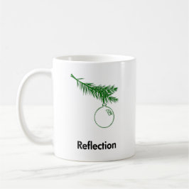 Ornamenterad reflektion kaffemugg