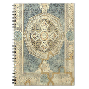 Ornamenterad teori med geodetisk design anteckningsbok