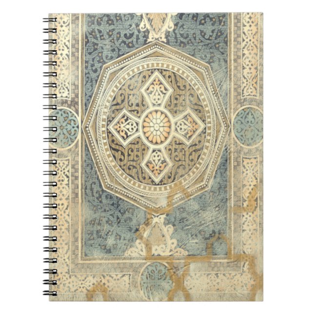 Ornamenterad teori med geodetisk design anteckningsbok (Framsidan)