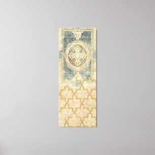 Ornamenterad teori med geodetisk design canvastryck