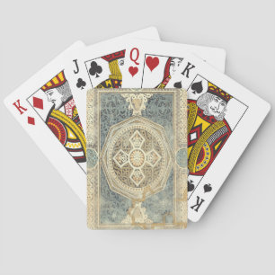 Ornamenterad teori med geodetisk design casinokort