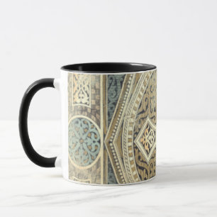 Ornamenterad teori med geodetisk design mugg
