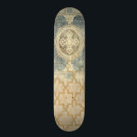 Ornamenterad teori med geodetisk design skateboard bräda 21,5 cm<br><div class="desc">Denna ornerade geometriska utformning,  som inte är lika involverad som Pythagoras,  är dock fångad på denna prydnadstapetik. Motivet har en uråldrig känsla och kan ge en underbar gåva till alla som uppskattar synen på det ornata arbetet.</div>