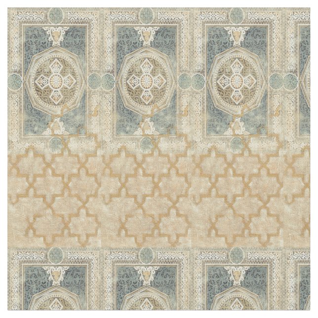 Ornamenterad teori med geodetisk design tyg (Närbild)