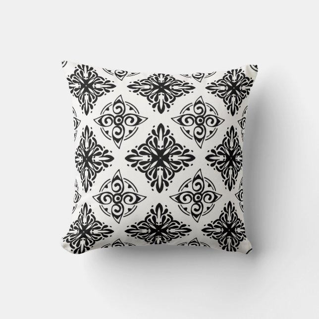 Ornamenterade stjärnor kudde (Framsida)