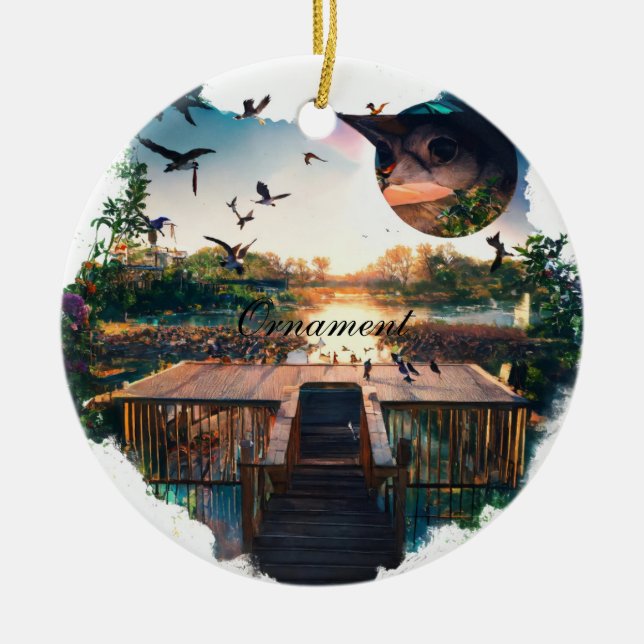 Ornamentik eller Prydnad Julgransprydnad Keramik (Framsidan)