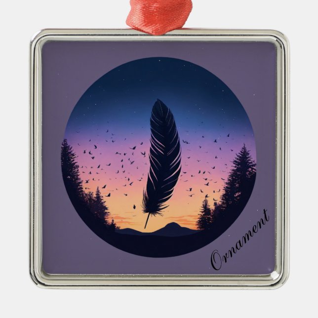 Ornamentik eller Prydnad Julgransprydnad Metall (Framsidan)