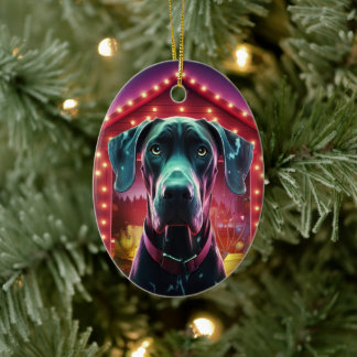 Ornamentik Julgransprydnad Keramik