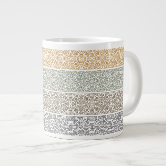 Ornamentmönster Jumbo Mugg (Framsida höger)