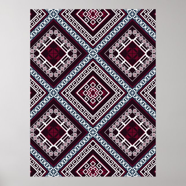 Ornamentmönster Poster (Framsidan)