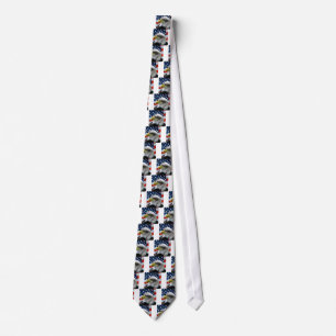 Örnamerikanska flaggan slips