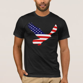 Örnamerikanska flaggan t shirt