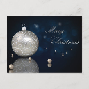 Ornamet elegant Glitter - vykort