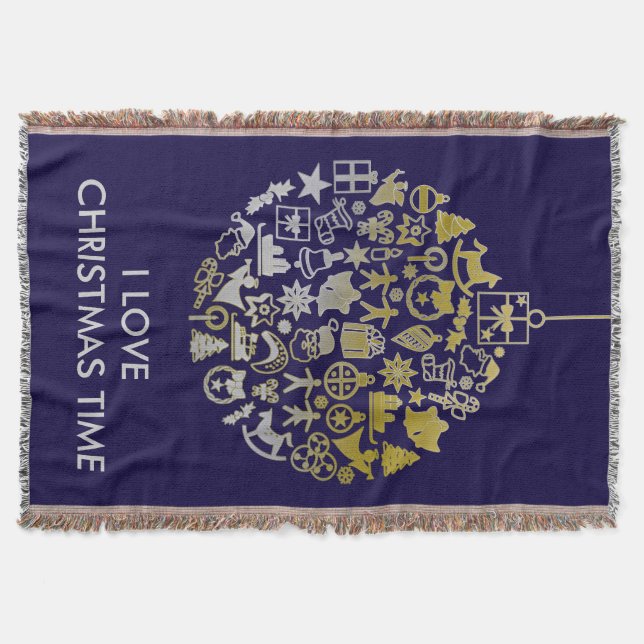 Ornamet Julgran Boll + dina idéer Mysfilt (Framsidan)