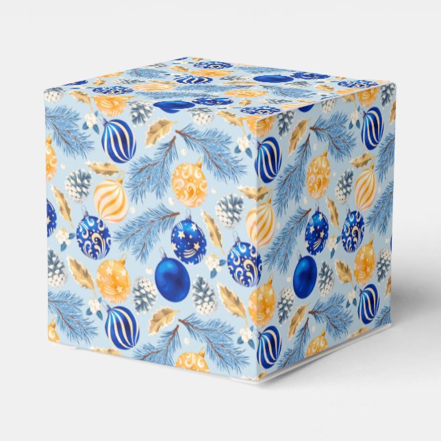 Ornamsruta för Ornament Hälsning Presentaskar (Baksidan Sidan)