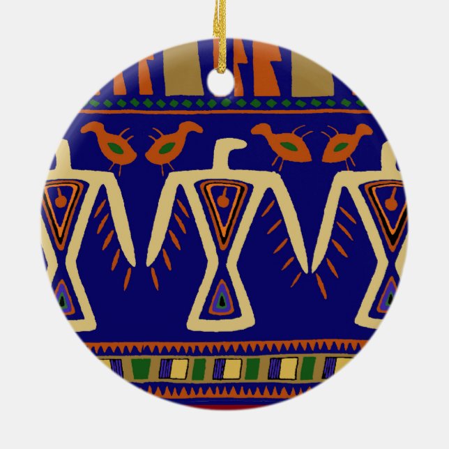 Örnandar Julgransprydnad Keramik (Baksidan)