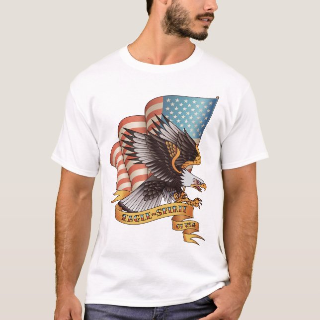 Örnande av USA T Shirt (Framsida)
