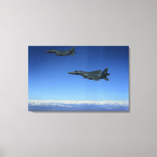 Örnar 2 för strejka för US-flygvapen F-15E Canvastryck