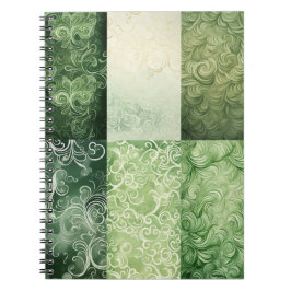 ORNAT SHADES OF GRÖNT IRISH CELTIC THEME ANTECKNINGSBOK