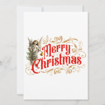 Ornate Angel-God jul-Retro