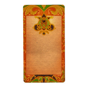 Ornate Apothecary Label Fraktsedel