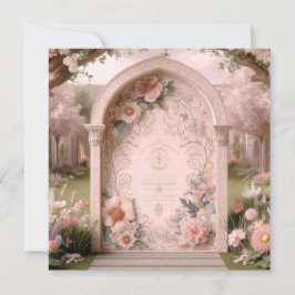 ornate archway adororent julkort