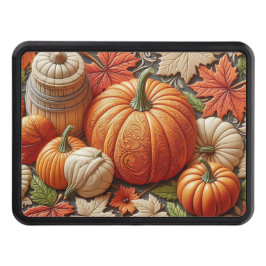 Ornate Autumn Pumpkin Road Resa Dragkroksskydd