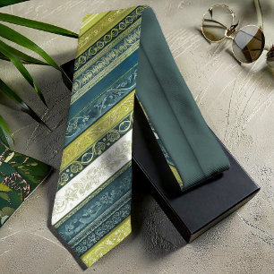 Ornate Baroque Rand Grönt ID1095 Slips