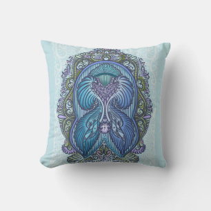 Ornate Blue & Teal Mandala Design Kudde