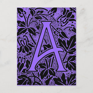 Ornate Brev ’A’ Vykort